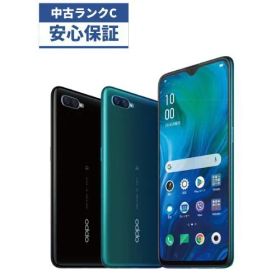 ★【中古品】 OPPO Reno A CPH1983 CPH1983 ブラック SIMFREE 管理:p_Ec