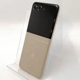 【未使用】MOTOROLA SoftBank 【SIMフリー】 motorola razr 50s サンドクリーム 8GB 256GB A403MO【津田沼】保証期間３ヶ月