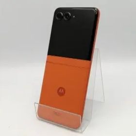 【中古】MOTOROLA SoftBank 【SIMフリー】 motorola razr 50s スプリッツオレンジ 8GB 256GB A403MO【ECセンター】保証期間１ヶ月【ラン