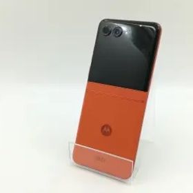 【中古】【赤ロム保証あり】MOTOROLA SoftBank 【SIMフリー】 motorola razr 50s スプリッツオレンジ 8GB 256GB A403MO【福岡筑紫】保証