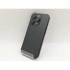 【中古】Apple SoftBank 【SIMフリー】 iPhone 16 Pro 128GB ブラックチタニウム MYMV3J/A【福岡筑紫】保証期間1ヶ月【ランクC】