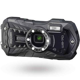 【中古】RICOH WG-70 ブラック リコー本格防水デジタルカメラ 14m防水 (連続2時間) 1.6m耐衝撃 防塵 -10℃耐寒 アウトドアで活