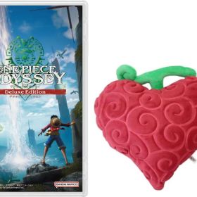 Bandai Namco ONE PIECE ODYSSEY デラックスエディション -Switch &悪魔の実エンボスクッション(オペオペの実) (【早期購入特典】「ジュエリーパック」が入手できる特典コード 同梱 ＆ONE