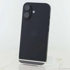 ソフマップ 〔中古品〕 iPhone16 128GB ブラック MYDQ3J／A SIMフリー【262】