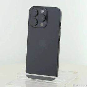 ソフマップ 〔中古品〕 iPhone16 Pro 128GB ブラックチタニウム MYMV3J／A SIMフリー【258】