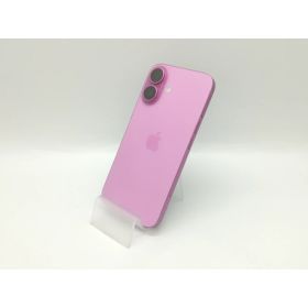 【中古】Apple 国内版 【SIMフリー】 iPhone 16 128GB ピンク MYDT3J/A【なんば】保証期間1ヶ月【ランクC】