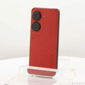 【中古】ASUS(エイスース) Zenfone 9 128GB サンセットレッド ZF9-RD8S128 SIMフリー 【344-ud】