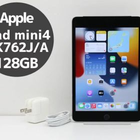 Softbank 白ロム Apple iPad mini4 7.9インチ Wi-Fi+Cellularモデル 128GB MK762J/A スペースグレイ Cランク P84H 中古