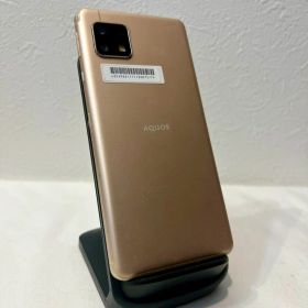 【良品】AQUOS sense4 basic A003SH 64GB ライトカッパー 本体のみ ソフトバンク/No.298
