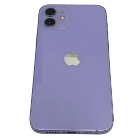 SIMフリー Apple iPhone 12 128GB MJNJ3J/A au ○判定 パープル スマートフォン スマホ バッテリ最大容量76％ 【中古】 22604K302