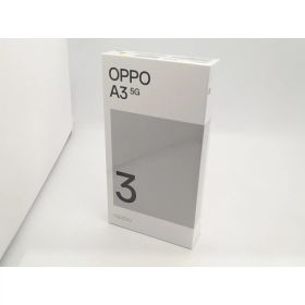 【未使用】Oppo ymobile 【SIMフリー】 OPPO A3 5G 4GB 128GB ブラック【広島本通】保証期間3ヶ月