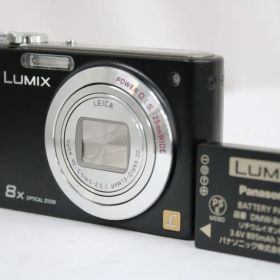 【返品保証】 パナソニック Panasonic LUMIX DMC-ZX1 8x ブラック バッテリー付き コンパクトデジタルカメラ e14154