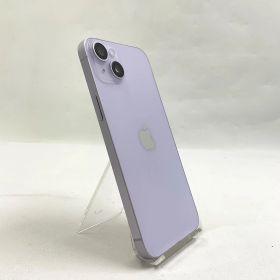 【全額返金保証】【最速発送】 iPhone 14 Plus 128GB パープル au SIMフリー 白ロム 動作確認済 84%