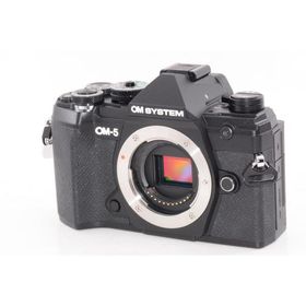 【中古】【外観特上級】OM SYSTEM OM-5 ボディー ブラック
