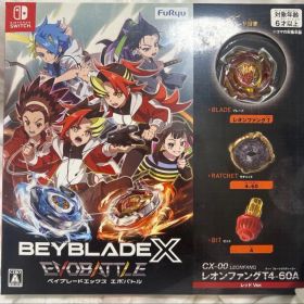 新品 Switch ベイブレードエックス エボバトル レオファングT4-60A