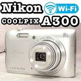 Nikon COOLPIX A300❤️動作確認済 スマホ転送 ニコン シルバー