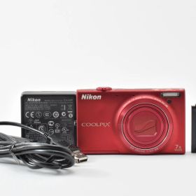 ■美品■ Nikon COOLPIX S6100 スーパーレッド S6100RD