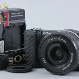 【中古】SONY ソニー α5000 ILCE-5000 パワーズームレンズキット ブラック シャッター回数僅少 多言語対応