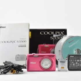 ■美品■ Nikon COOLPIX S3300 ストロベリーピンク S3300PK