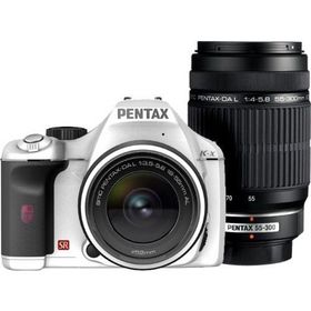 PENTAX デジタル一眼レフカメラ K-x ダブルズームキットホワイト
