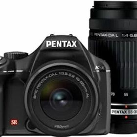 【中古-非常に良い】PENTAX デジタル一眼レフカメラ K-x ダブルズームキットブラック