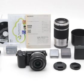 シャッター数:23【超美品】Sony a NEX-5T 16-50mm 55-210mm Wレンズ