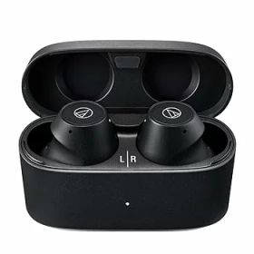 【中古】audio-technica オーディオテクニカ ワイヤレスイヤホン ノイズキャンセリング ATH-CKS30TW+(BK) マットブラック