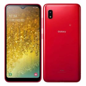 【中古】【安心保証】 GALAXY A20 SCV46-u[32GB] UQモバイル レッド