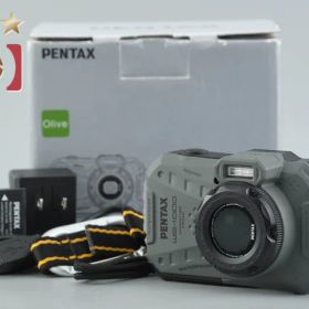 【中古】RICOH リコー PENTAX ペンタックス WG-1000 オリーブ 防水アクションカメラ 元箱付き