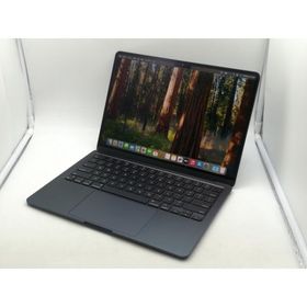 【中古】Apple MacBook Air 13インチ CTO (M3,2024) ミッドナイト M3(CPU:8C/GPU:8C)/8G/256G【神戸】保証期間１ヶ月【ランクB】