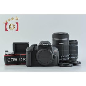 【中古】Canon キヤノン EOS Kiss X7i ダブルズームキット シャッター回数僅少