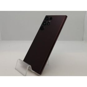 【中古】SAMSUNG au 【SIMフリー】 Galaxy S22 Ultra バーガンディ 12GB 256GB SCG14【新宿東口】保証期間１ヶ月【ランクA】