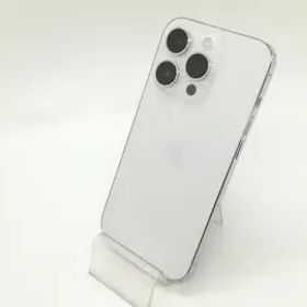 【中古】Apple SoftBank 【SIMフリー】 iPhone 14 Pro 128GB シルバー MQ013J/A【大須アメ横】保証期間１ヶ月【ランクC】