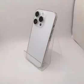 【中古】Apple SoftBank 【SIMフリー】 iPhone 14 Pro 128GB シルバー MQ013J/A【大阪本店】保証期間１ヶ月【ランクC】