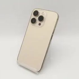【中古】Apple docomo 【SIMフリー】 iPhone 14 Pro 128GB ゴールド MQ073J/A【広島本通】保証期間１ヶ月【ランクB】