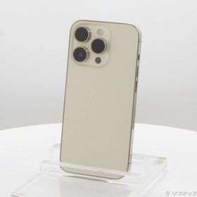 (中古)Apple iPhone14 Pro 128GB ゴールド MQ073J/A SIMフリー(276-ud)