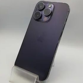 【中古】Apple 国内版 【SIMフリー】 iPhone 14 Pro 128GB ディープパープル MQ0F3J/A【柏】保証期間１ヶ月【ランクC】