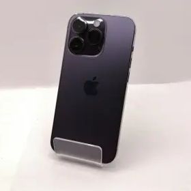 【中古】Apple 国内版 【SIMフリー】 iPhone 14 Pro 128GB ディープパープル MQ0F3J/A【宇田川】保証期間１ヶ月【ランクC】