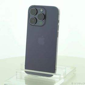 (中古)Apple iPhone14 Pro 128GB ディープパープル MQ0F3J/A SIMフリー(262-ud)
