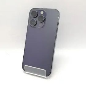 【中古】Apple 国内版 【SIMフリー】 iPhone 14 Pro 128GB ディープパープル MQ0F3J/A【立川フロム中武】保証期間１ヶ月【ランクB】