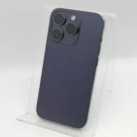 【中古】Apple SoftBank 【SIMフリー】 iPhone 14 Pro 128GB ディープパープル MQ0F3J/A【中野】保証期間１ヶ月【ランクB】
