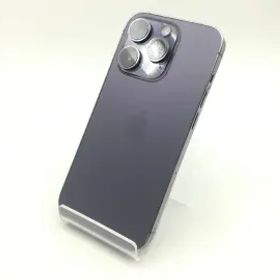 【中古】Apple 国内版 【SIMフリー】 iPhone 14 Pro 128GB ディープパープル MQ0F3J/A【神戸】保証期間１ヶ月【ランクA】