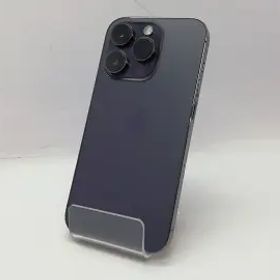 【中古】Apple SoftBank 【SIMフリー】 iPhone 14 Pro 128GB ディープパープル MQ0F3J/A【立川フロム中武】保証期間１ヶ月【ランクB】