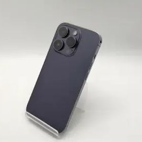 【中古】Apple 国内版 【SIMフリー】 iPhone 14 Pro 128GB ディープパープル MQ0F3J/A【広島本通】保証期間１ヶ月【ランクC】