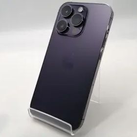 【中古】Apple 国内版 【SIMフリー】 iPhone 14 Pro 128GB ディープパープル MQ0F3J/A【浜松駅前】保証期間１ヶ月【ランクC】