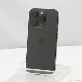 (中古)Apple iPhone14 Pro 256GB スペースブラック MQ0Q3J/A SIMフリー(377-ud)