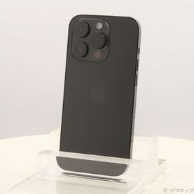 (中古)Apple iPhone14 Pro 256GB スペースブラック MQ0Q3J/A SIMフリー(305-ud)