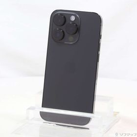 (中古)Apple iPhone14 Pro 256GB スペースブラック MQ0Q3J/A SIMフリー(377-ud)