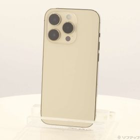 (中古)Apple iPhone14 Pro 256GB ゴールド MQ173J/A SIMフリー(262-ud)