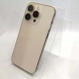 【中古】Apple au 【SIMフリー】 iPhone 14 Pro 256GB ゴールド MQ173J/A【東池袋1丁目】保証期間１ヶ月【ランクC】